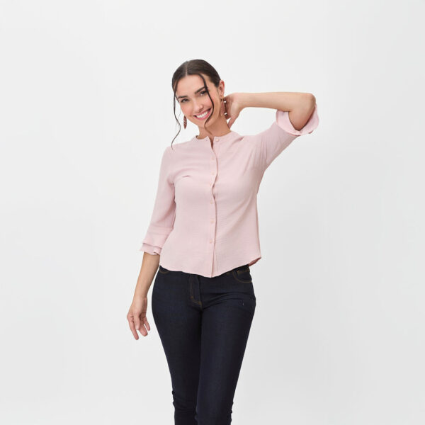 Blusa con mangas volantes - Imagen 4