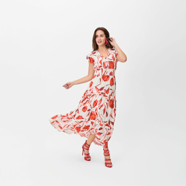 Vestido largo floral - Imagen 2