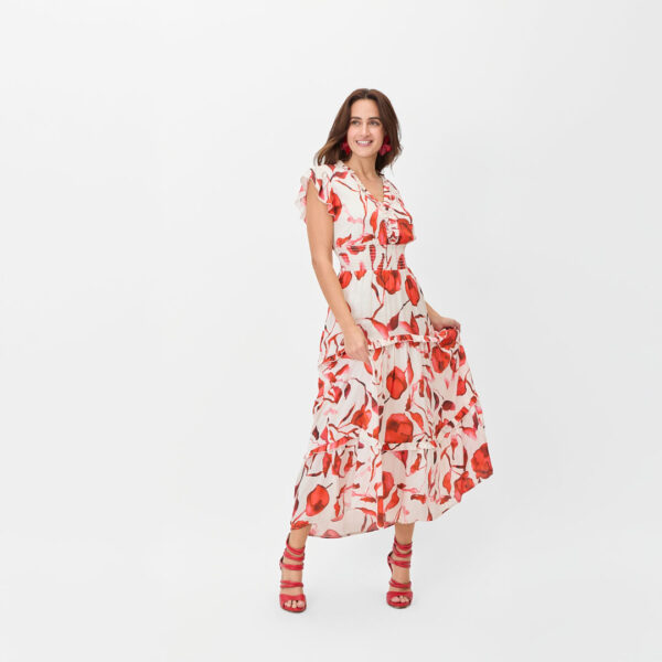 Vestido largo floral - Imagen 3