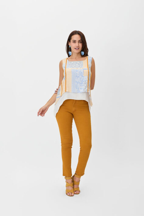 Blusa sin mangas