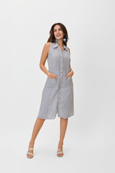 Vestido con cuello