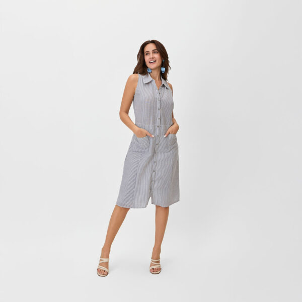 Vestido con cuello