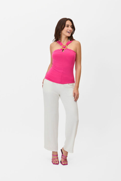 Blusa cuello cruzado