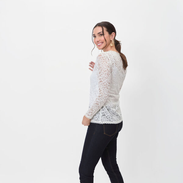 Blusa encaje - Imagen 5