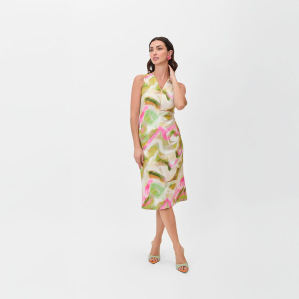 Vestido largo multicolor