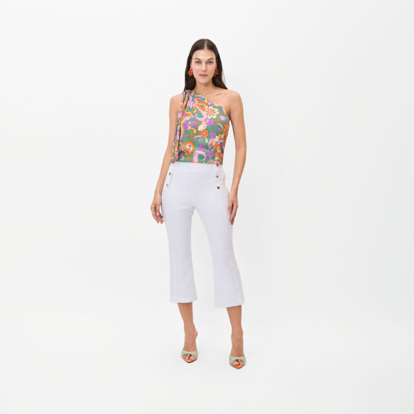 Blusa estilo 80’s estampada