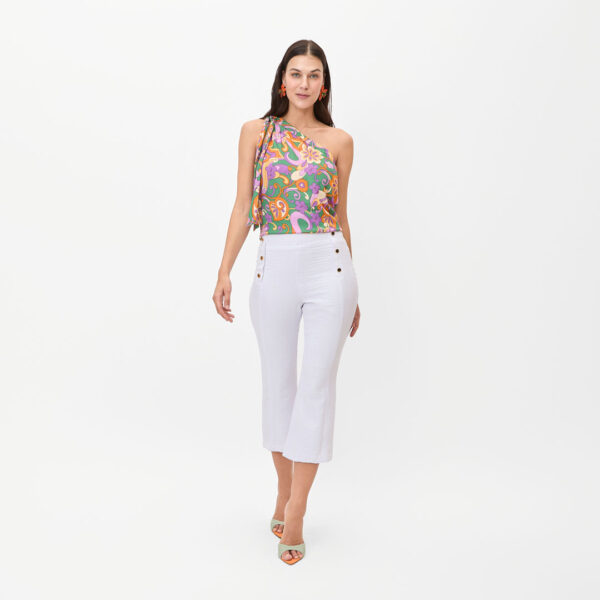 Blusa estilo 80’s estampada - Imagen 2