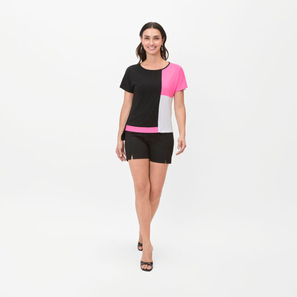 Blusa cuadros multicolor