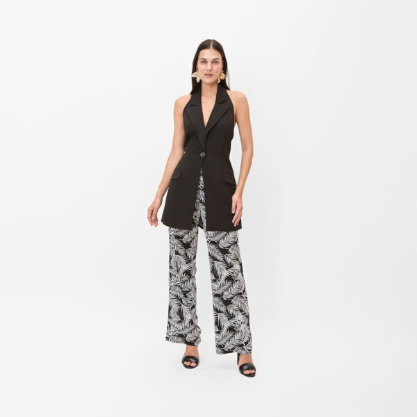 Chaleco estilo vestido con escote