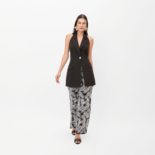 Chaleco estilo vestido con escote - Imagen 2
