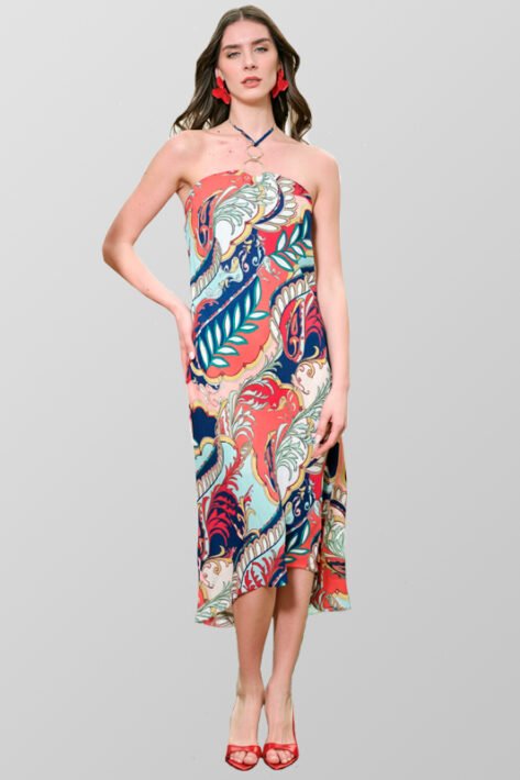 Vestido tipo strapless