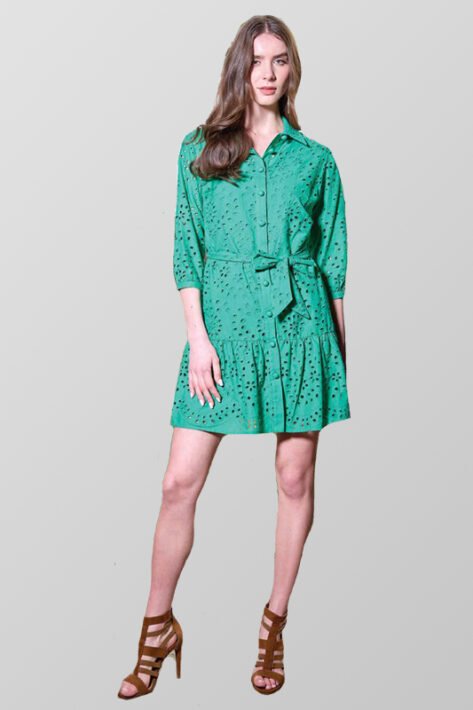 Vestido tipo camisero