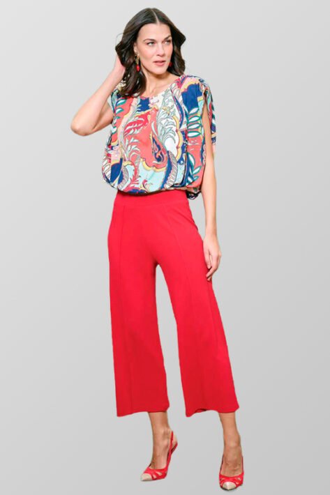 Conjunto de blusa y capri