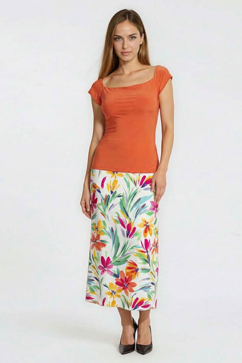 Conjunto de falda y blusa
