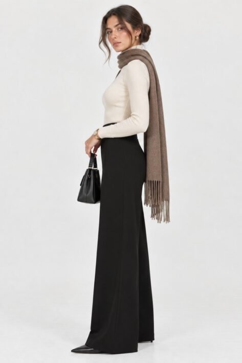 PANTALÓN PALAZZO NEGRO
