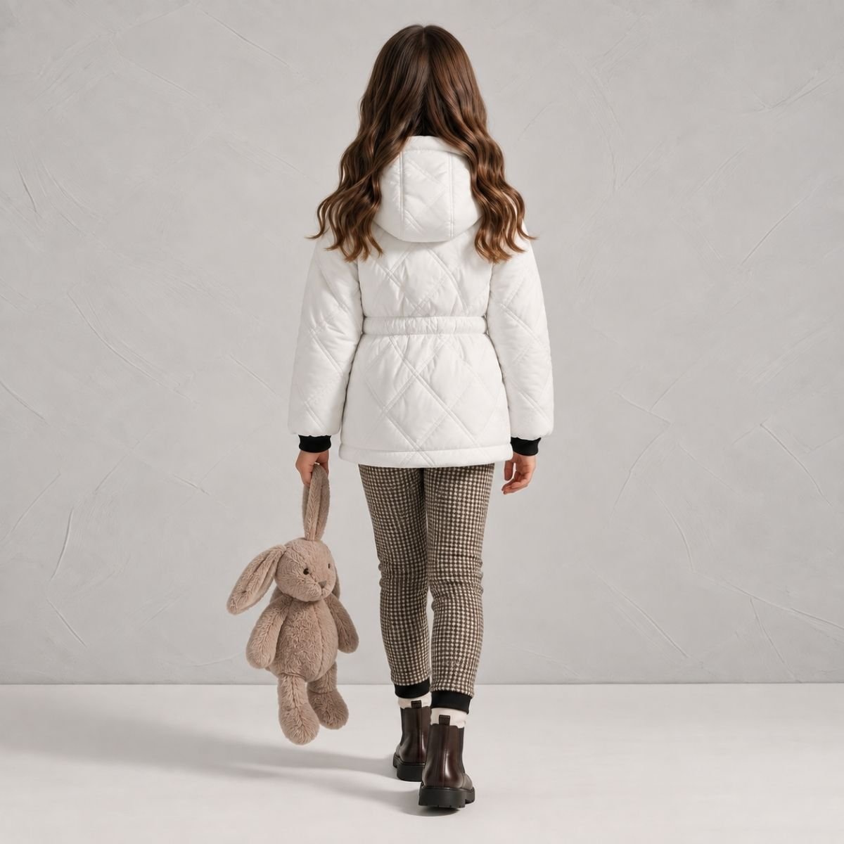 Chamarra infantil acolchada con cuello alto - Imagen 4