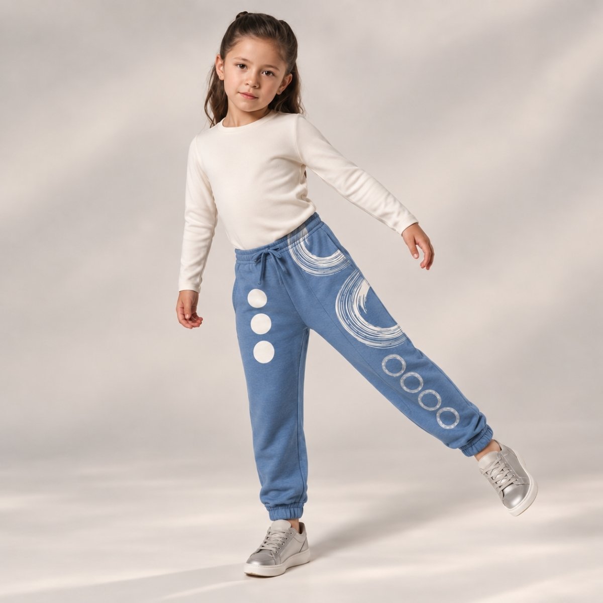 Jogger infantil con estampado gráfico