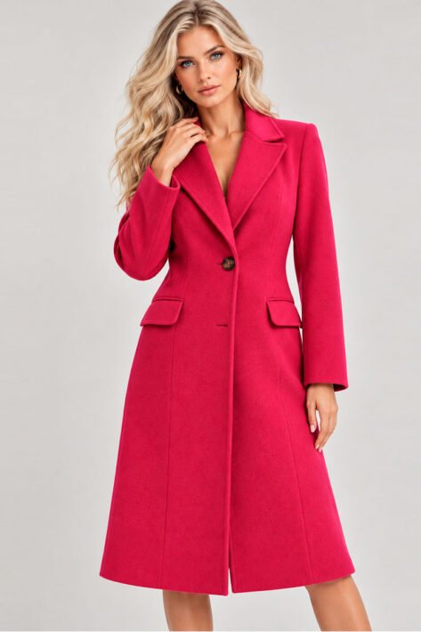 Abrigo rosa para dama