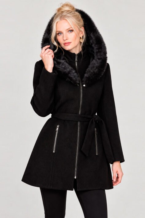 Abrigo negro | elegancia atemporal