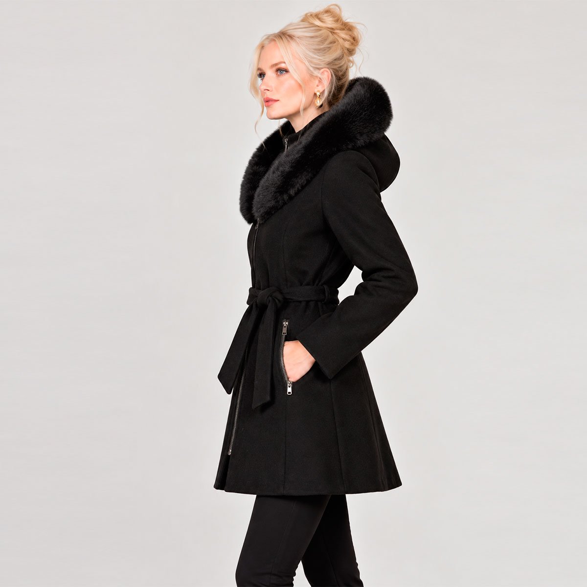 Abrigo negro | elegancia atemporal - Imagen 3