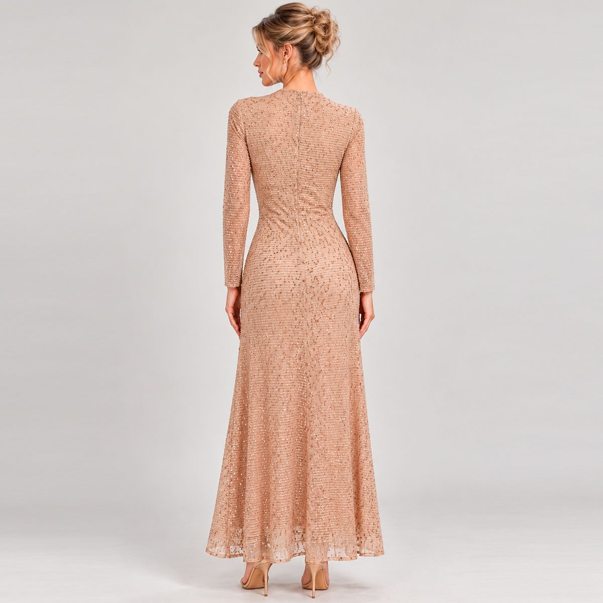 Vestido largo de lentejuelas | glamour y sofisticación - Imagen 4